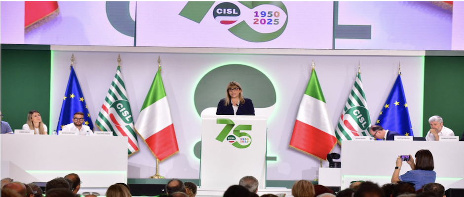 DANIELA FUMAROLA ELETTA ALL'UNANIMITÀ SEGRETARIA GENERALE DELLA CISL. CON LEI CONFERMATI I COMPONENTI DELL'ATTUALE SEGRETERIA CONFEDERALE