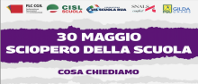 Sciopero 30 maggio cosa chiediamo