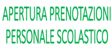 APERTURA PRENOTAZIONI PERSONALE  SCOLASTICO